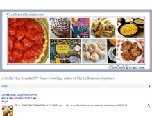 Tablet Screenshot of cleocoylerecipes.com